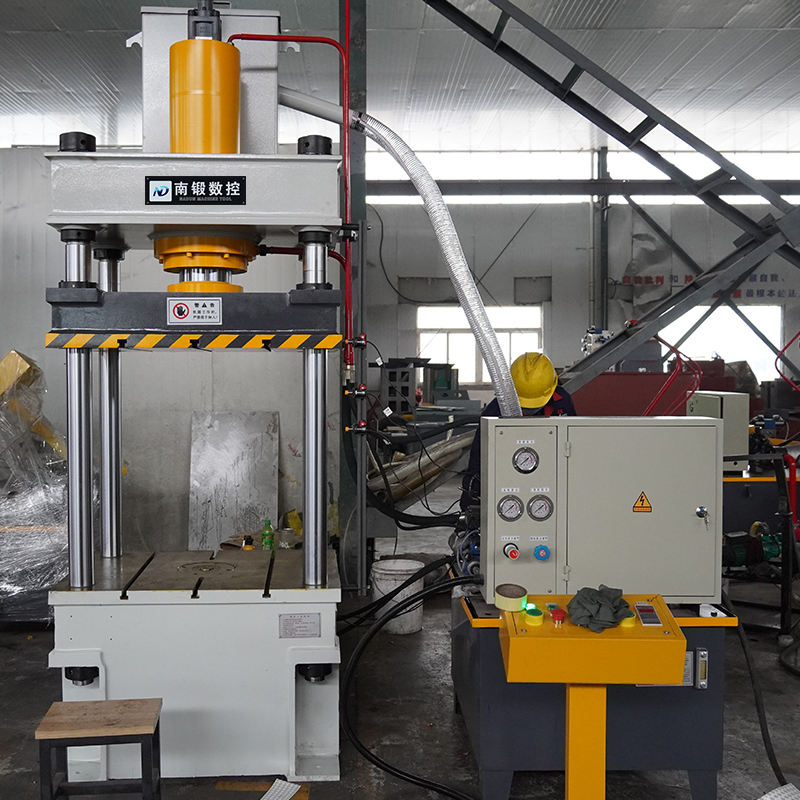 厂家直销100吨四柱拉伸油压机灭火器油压机可定制