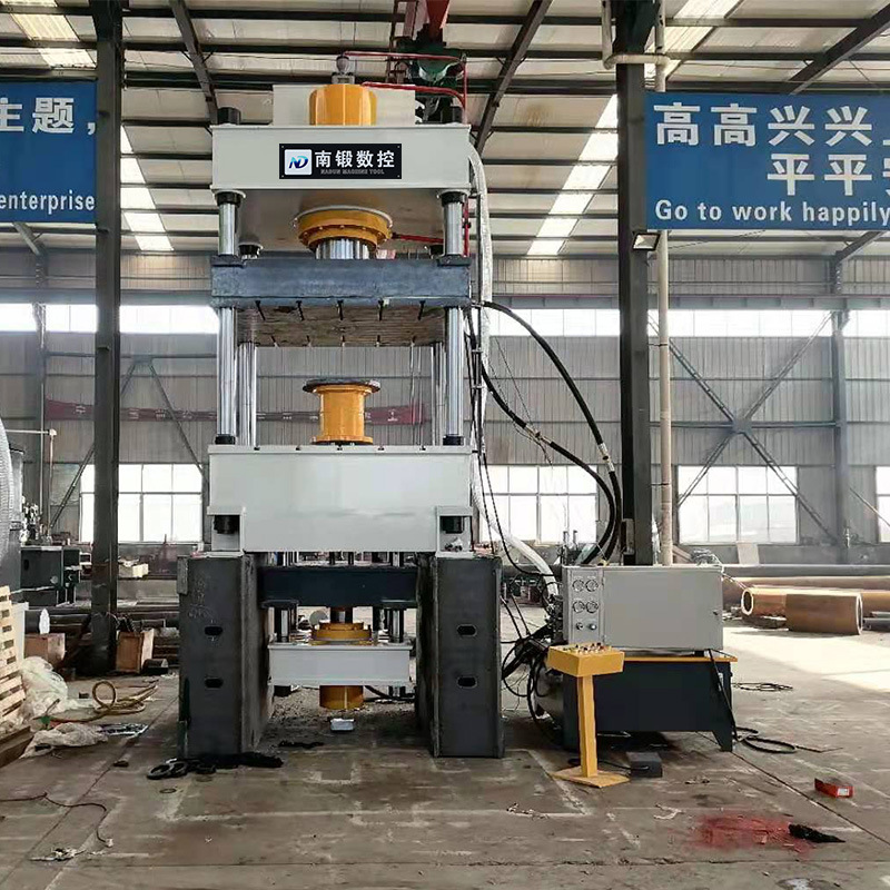 400吨四柱油压机不锈钢金属拉伸成型液压机下顶式压力机滕州
