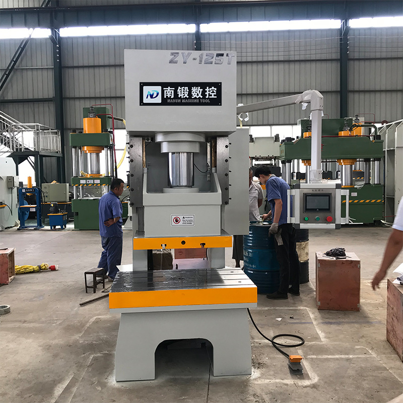 125T冲压冲孔成型液压机伺服系统压力机