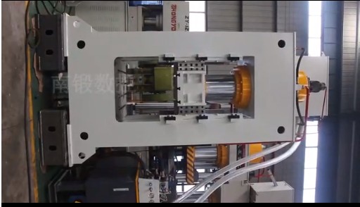 400吨框式液压机热锻成型油压机试机视频